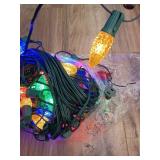 100 ft. 50 LED Faceted Steady C9 Outdoor White Christmas String Light - Retail: $80