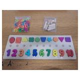 Mubei Three in One Digital Shape Pairing Numbers Shapes 36+ Months