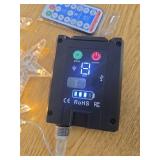 Angoily Star and Moon Led Fairy Lights Solar-Powered String Light Remote Control for Bedroom Garden Holiday Decorations Solar Charging Use WORKS - Retail: $36