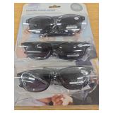 Pairs Classic 80's Reading Sunglasses - Tinted Reader - Not Bifocal - Unisex 2.50