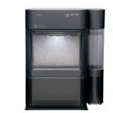GE Profile 24lb Opal 2.0 Nugget Countertop Ice Maker With Side Tank Black: Stainless Steel, 38lb Daily Production, 3lb Storage - Retail: $399