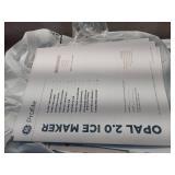 GE Profile 24lb Opal 2.0 Nugget Countertop Ice Maker With Side Tank Black: Stainless Steel, 38lb Daily Production, 3lb Storage - Retail: $399