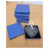 6 Count Never Forget The Difference That You Make - Thank You Gifts for Women, Boss, Coworkers, Manager, Teacher, Nurse, Mom, Friends - Appreciation Thank You Christmas Ornaments - Glass Hanging Ornam