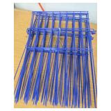 FOKEP Animal Barrier Fence, 10 Panels No Dig Fences, 17in(H) X 10.8ft(L) Garden Fence Animal Barrier for Rabbits and Dog Under Fencing Barrier, Rustproof Metal Fences Border for Outdoor, Yard, Patio