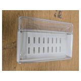 Caumic Sink Caddy Sponge Holder for Kitchen, Sink Countertop Organizer with Drip Tray for Storing Soap Dispensers and Kitchen Accessories