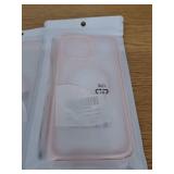 SUPFINE Magnetic for iPhone 14 Pro Max case, [Compatible with MagSafe][Clear Hard Back with Soft TPU Bumper][12FT Military Grade Drop Protection] Shockproof Phone Case,Clear Pink 3 Pack