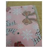 WRAPLULU Pink Christmas Bow Wrapping Paper - 4 Jumbo Sheets, 28 * 40 Inches - Pink Gingerbread Bow Xmas Gift Wrapping Paper, Perfect for Girls Christmas, Birthdays, and Winter Celebrations 3 Pack