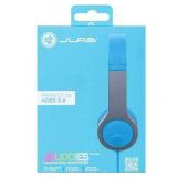 JLab JBuddies Folding Gen 2 Wired Headphones - Blue & Gray