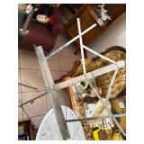 Vintage Music Stand & Projector Screen--FR