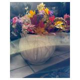 Miscellaneous Fake Flowers & Live Christmas Cactus--FR