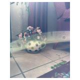 Miscellaneous Fake Flowers & Live Christmas Cactus--FR