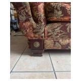 Vintage Floral Print two (2) Cushion Sofa--FR