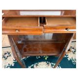 Vintage Mirror Mantle Hutch--FR