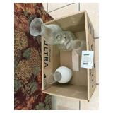 Hurricane Oil Lamp w/ two (2) Globes--FR