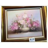 Victorian Floral Wall Picture--Hall