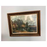 Image "The Hay Wain" Reproduction by John Constable Wall Picture--SBRM