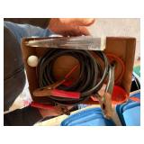 Jumper Cables & Rain Gauge -- Gar