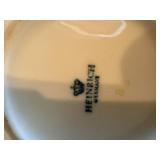 Box of Glassware (Noritake dish & bone dishes x6 & Ash Tray)--BP