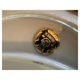 Box of Glassware (Noritake dish & bone dishes x6 & Ash Tray)--BP