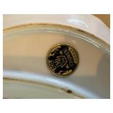 Box of Glassware (Noritake dish & bone dishes x6 & Ash Tray)--BP