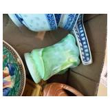 Box of Misc. Decorative Glassware--BP