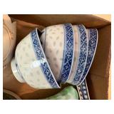 Box of Misc. Decorative Glassware--BP