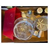 Kitchen Utensils w/ Salt and Pepper sets & Two (2) Glass Bowls--K