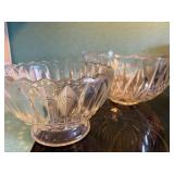 Two (2) Large Glass Bowls--K