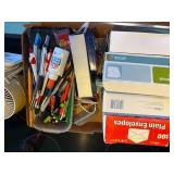 Envelopes, Pencils & Desk Fan--K