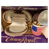 Cup Set & Miscellaneous Glassware Bowls--K