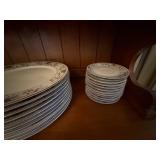 Claremont Japan China Set (Plates x10, Saucers x11 and Cups x12)--K