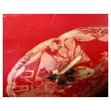 Large Decorative Platters & Divided Serving Platter--K