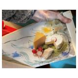 Large Decorative Platters & Divided Serving Platter--K