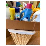 Wicker Laundry Basket, Iron, Laundry & Cleaning Supplies--LRY