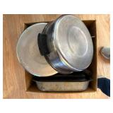 Stainless Steel Metal Pots & Pans--LR