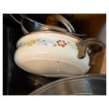 Stainless Steel Metal Pots & Pans--LR