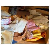 Box of Kitchen & Bath Towels--LR