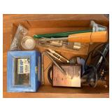 Box of Miscellaneous (Nut Cracker, Alarm Clock & Trinket Box)--LR