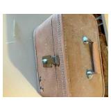 Wrist Watches, Pocket Watches, Eye Glasses w/ Cases in Vintage Make-up Case--BP