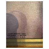 Painting of Jesus in Gold Frame (24" x 20")--LR