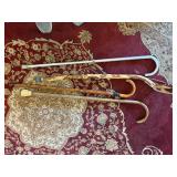 Canes x3 & Walking Stick--LR
