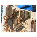 Antique (small) SAD Flat Irons x9--Gar