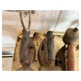 Kerosene Fired Flat/SAD Irons x3 (One (1) Diamond)-Gar