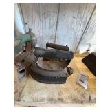 Antique Flat Irons x3 (One (1) Kerosene Fired)--Gar