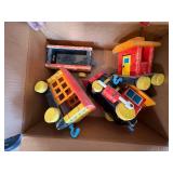 Antique Pull-toy Train--Gar