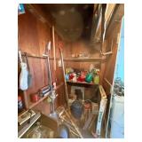 East Half of Garage Storage Space Items--Gar