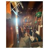 West Half of Garage Storage Space Items--Gar