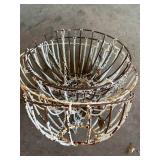 Metal Hanging Baskets x4--Gar