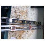 Two (2) Levels (Aluminum Contractor Levels--Gar