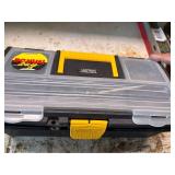 Tool Box w/ Tools & Drill Bits--Gar
